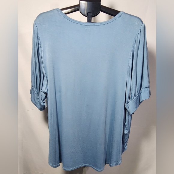 Kare Kane Blue Oversized Short Sleeve T-Shirt - Picture 6 of 10